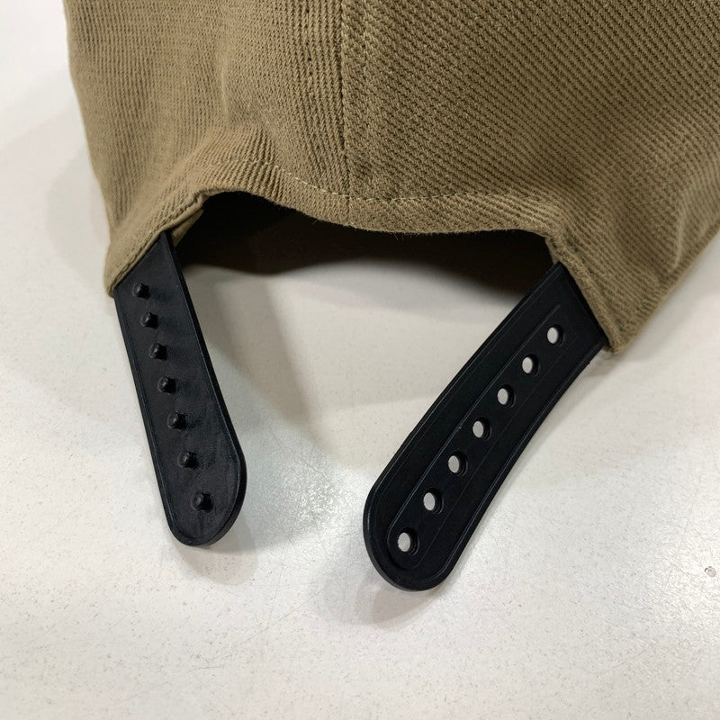 【中古品】【メンズ】 RICK OWENS DRKSHDW リック オウエンス ダークシャドウ ベースボール キャップ 帽子 ロゴ 刺繍 185-260301-mh-05-fuz サイズ：40 カラー：カーキ 万代Net店