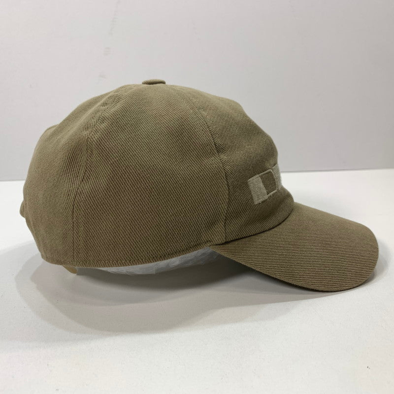 【中古品】【メンズ】 RICK OWENS DRKSHDW リック オウエンス ダークシャドウ ベースボール キャップ 帽子 ロゴ 刺繍 185-260301-mh-05-fuz サイズ：40 カラー：カーキ 万代Net店