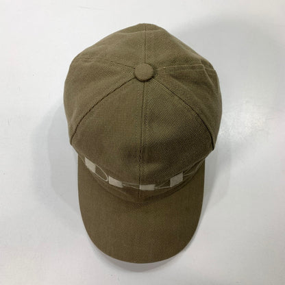 【中古品】【メンズ】 RICK OWENS DRKSHDW リック オウエンス ダークシャドウ ベースボール キャップ 帽子 ロゴ 刺繍 185-260301-mh-05-fuz サイズ：40 カラー：カーキ 万代Net店