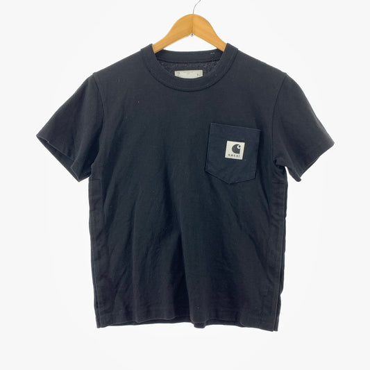 【中古品】【メンズ】 SACAI CARHARTT ポケットTシャツ サカイ カーハート 140-260303-ky-05-fuzh サイズ：1 カラー：ブラック 万代Net店