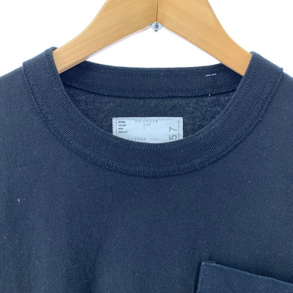【中古品】【メンズ】 SACAI CARHARTT ポケットTシャツ サカイ カーハート 140-260303-ky-05-fuzh サイズ：1 カラー：ブラック 万代Net店