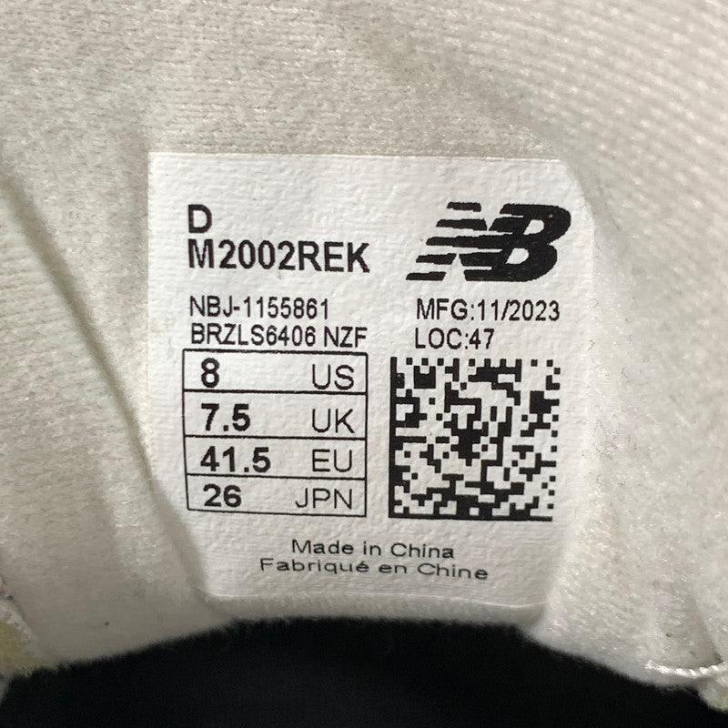 【中古品】【メンズ】 NEWBALANCE ニューバランス M2002REK スニーカー 靴 シューズ 162-260301-mh-01-fuz サイズ：26cm カラー：グレー 万代Net店