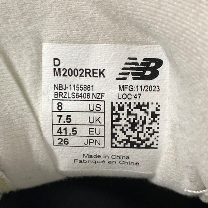【中古品】【メンズ】 NEWBALANCE ニューバランス M2002REK スニーカー 靴 シューズ 162-260301-mh-01-fuz サイズ：26cm カラー：グレー 万代Net店