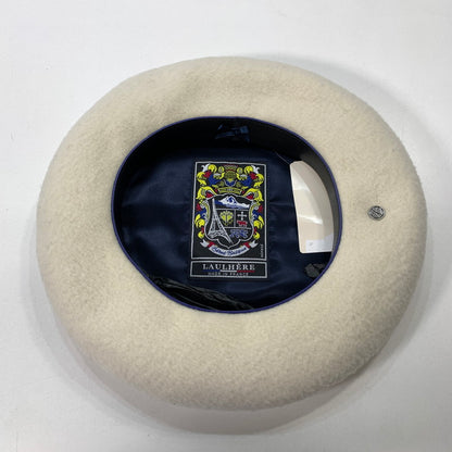 【中古美品】【メンズ/レディース】 LAULHERE ロレール LAU00169-115 ベレー帽 帽子 185-260301-mh-08-fuz サイズ：102 カラー：ベージュ 万代Net店