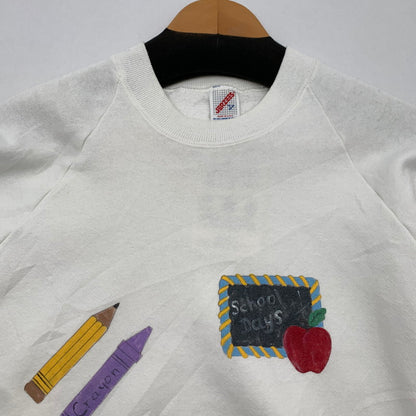 【中古品】【メンズ】 JERZEES ジャージーズ 80～90年代 スウェットシャツ ブランド 古着 ヴィンテージ 145-260628-gm-19-fuz サイズ：L カラー：ホワイト 万代Net店