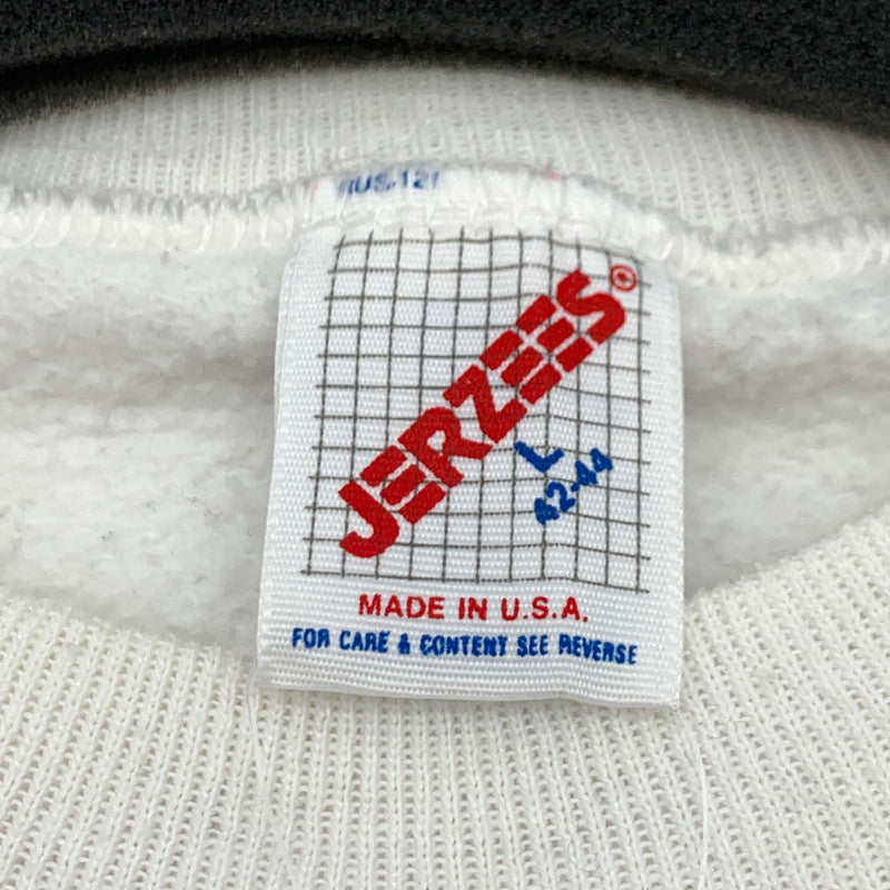 【中古品】【メンズ】 JERZEES ジャージーズ 80～90年代 スウェットシャツ ブランド 古着 ヴィンテージ 145-260628-gm-19-fuz サイズ：L カラー：ホワイト 万代Net店