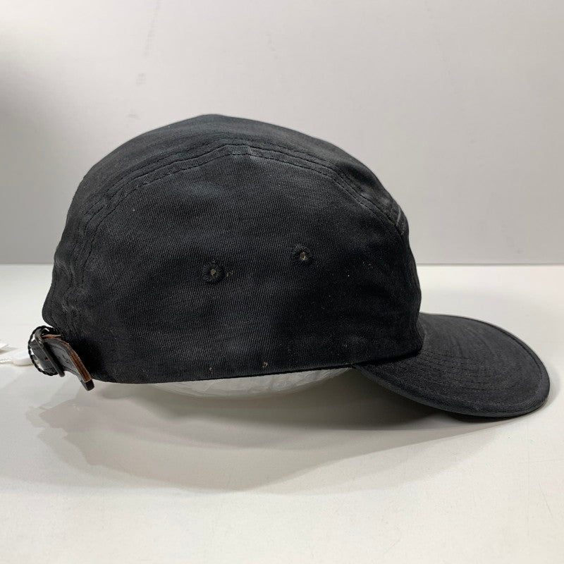 【中古美品】【メンズ】 SUPREME × MM6 シュプリーム エムエムシックス メゾンマルジェラ 24SS PAINTED CAMP CAP ペイント ペンキ加工 ボックスロゴ キャンプ キャップ 帽子 185-260301-mh-09-fuz カラー：ブラック 万代Net店