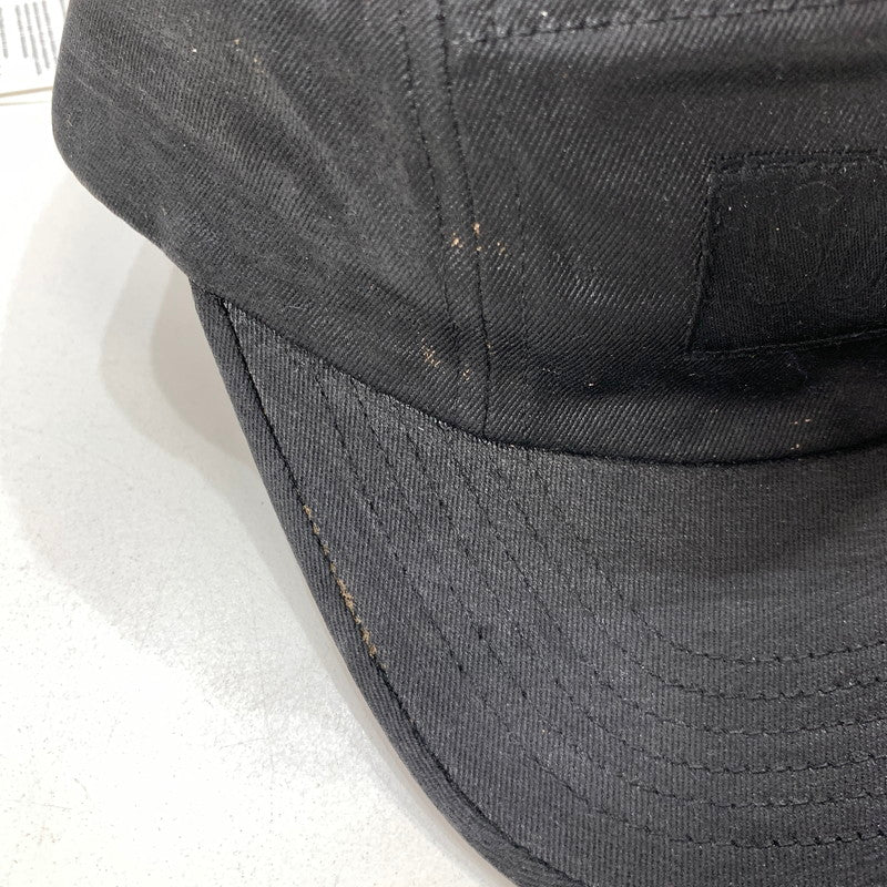 【中古美品】【メンズ】 SUPREME × MM6 シュプリーム エムエムシックス メゾンマルジェラ 24SS PAINTED CAMP CAP ペイント ペンキ加工 ボックスロゴ キャンプ キャップ 帽子 185-260301-mh-09-fuz カラー：ブラック 万代Net店