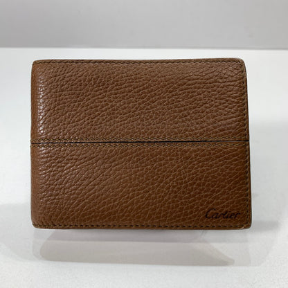 【中古品】【メンズ】 CARTIER カルティエ L3001162 2つ折り 財布 札入れ 折り財布 181-260301-mh-11-fuz カラー：ブラウン 万代Net店