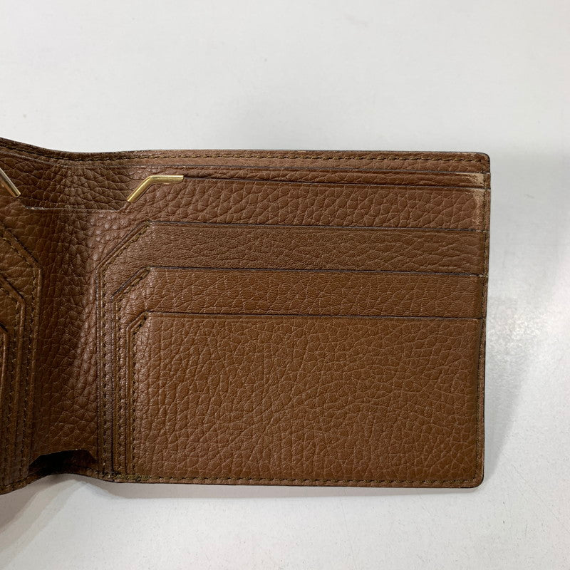 【中古品】【メンズ】 CARTIER カルティエ L3001162 2つ折り 財布 札入れ 折り財布 181-260301-mh-11-fuz カラー：ブラウン 万代Net店