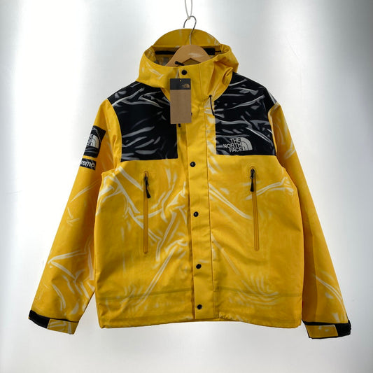 【中古美品】【メンズ】 SUPREME×THE NORTH FACE シュプリーム × ザ・ノース・フェイス NP02301I 23SS PRINTED TAPED SEAM SHELL JACKET "BLACK" 149-260304-ky-04-fuzh サイズ：M カラー：イエロー 万代Net店