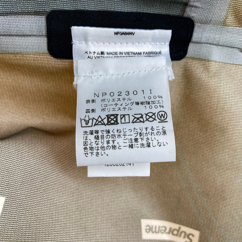 【中古美品】【メンズ】 SUPREME×THE NORTH FACE シュプリーム × ザ・ノース・フェイス NP02301I 23SS PRINTED TAPED SEAM SHELL JACKET "BLACK" 149-260304-ky-04-fuzh サイズ：M カラー：イエロー 万代Net店