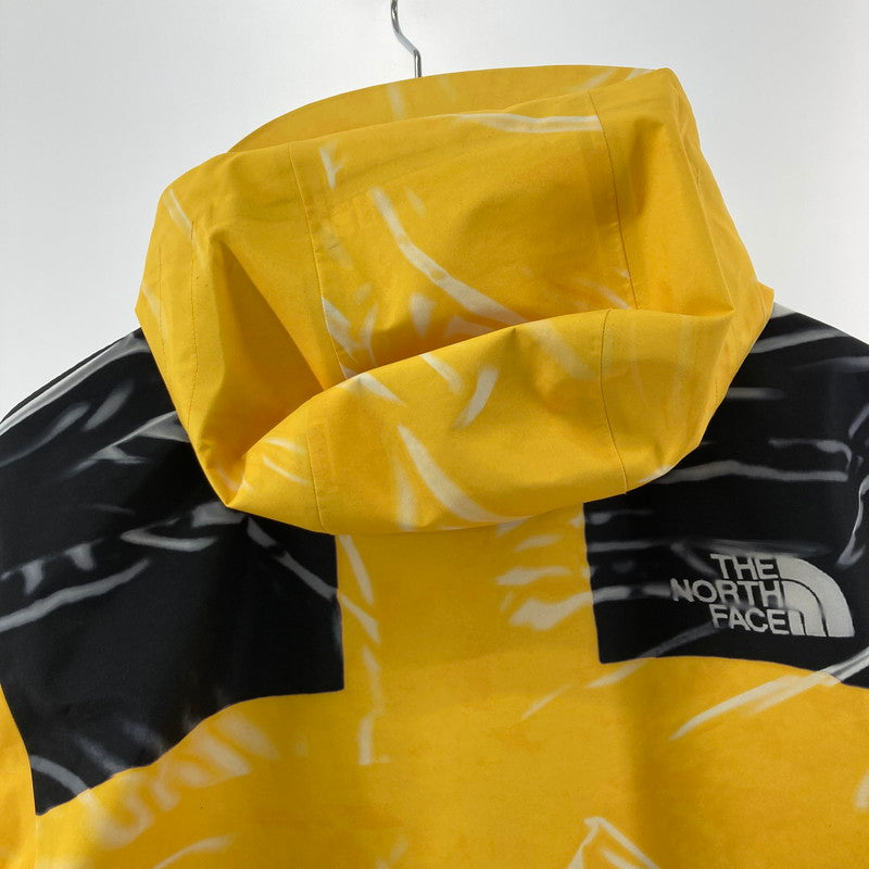 【中古美品】【メンズ】 SUPREME×THE NORTH FACE シュプリーム × ザ・ノース・フェイス NP02301I 23SS PRINTED TAPED SEAM SHELL JACKET "BLACK" 149-260304-ky-04-fuzh サイズ：M カラー：イエロー 万代Net店