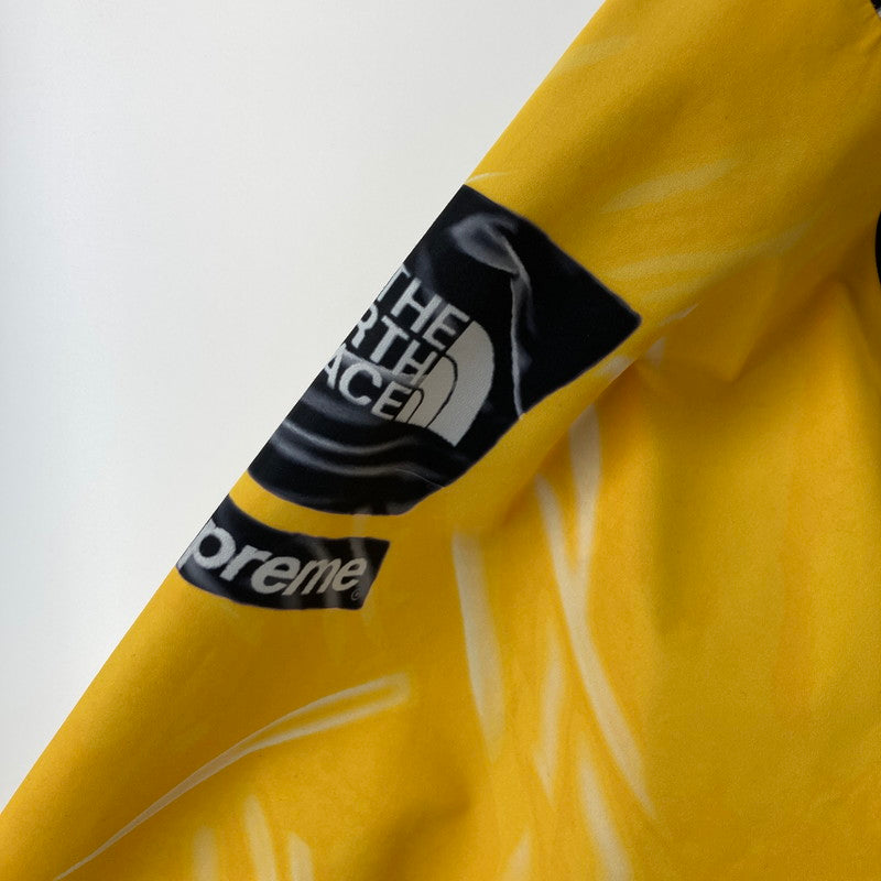 【中古美品】【メンズ】 SUPREME×THE NORTH FACE シュプリーム × ザ・ノース・フェイス NP02301I 23SS PRINTED TAPED SEAM SHELL JACKET "BLACK" 149-260304-ky-04-fuzh サイズ：M カラー：イエロー 万代Net店