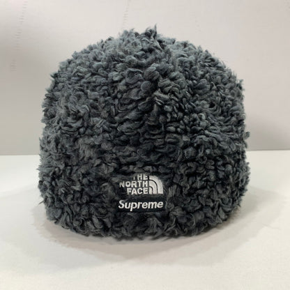 【中古品】【メンズ】 SUPREME × THE NORTH FACE シュプリーム ノースフェイス NN2306I HIGH PILE FLEECE BEANIE ハイパイル フリース ビーニー帽 帽子 185-260301-mh-10-fuz サイズ：LXL カラー：グレー 万代Net店