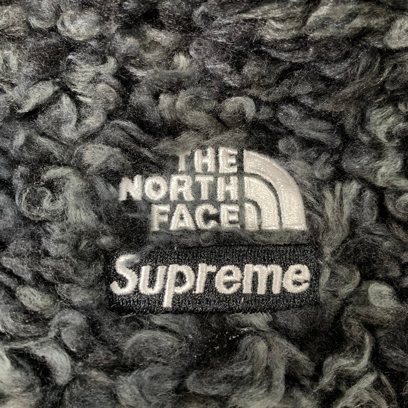 【中古品】【メンズ】 SUPREME × THE NORTH FACE シュプリーム ノースフェイス NN2306I HIGH PILE FLEECE BEANIE ハイパイル フリース ビーニー帽 帽子 185-260301-mh-10-fuz サイズ：LXL カラー：グレー 万代Net店