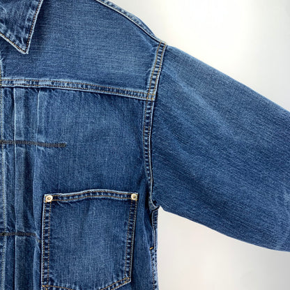 【中古品】【メンズ】 UNITED ARROWS & SONS ユナイテッドアローズ ＆サンズ 5525-299-0887 DENIM TRUCKER JACKET デニムジャケット 147-260303-ky-09-fuzh サイズ：S カラー：インディゴ 万代Net店