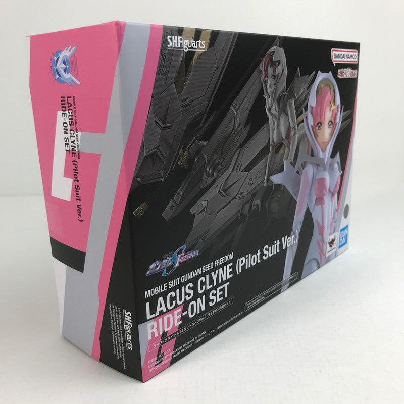 【中古美品】 未開封 S.H.Figuarts ラクス・クライン(パイロットスーツVer.) ライドオン再現セット フィギュア 056-260416-io-11-fuzh 万代Net店