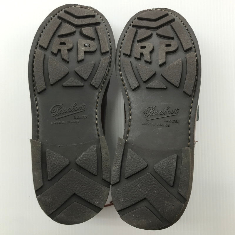 【中古品】 PARABOOT パラブーツ 710708 CHAMBORD 靴 革靴 レザーシューズ メンズ サイズ6 マルーン 箱付属 164-260313-io-06-fuzh 万代Net店