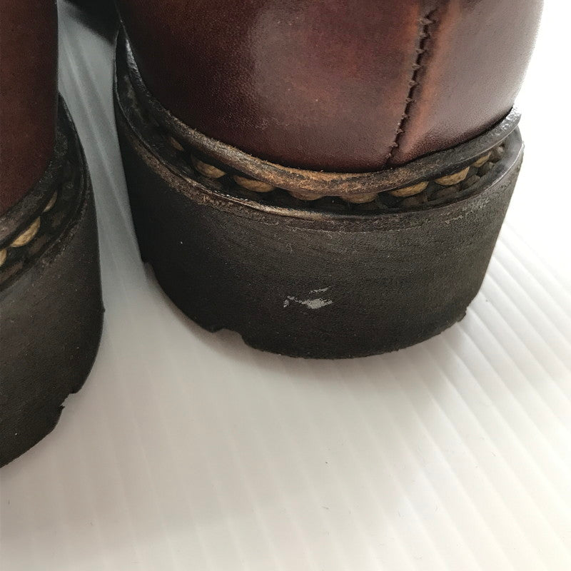 【中古品】 PARABOOT パラブーツ 710708 CHAMBORD 靴 革靴 レザーシューズ メンズ サイズ6 マルーン 箱付属 164-260313-io-06-fuzh 万代Net店