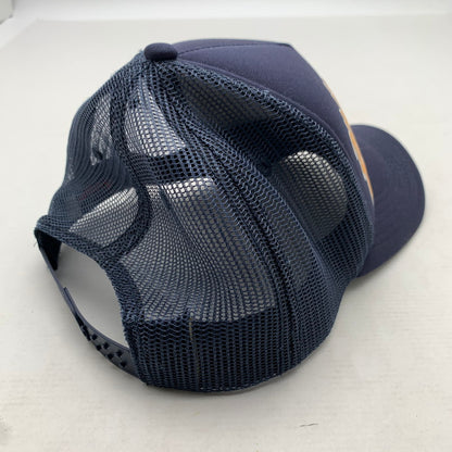 【中古品】【メンズ】 PLEASURES プレジャーズ キャップ ネイビー メッシュ 帽子 ※毛玉・使用感あり 185-260811-io-51-fuzh カラー：ネイビー 万代Net店