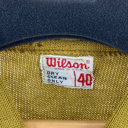 【中古品】【メンズ】 WILSON ウィルソン 60s 60年代 ニットカーディガン トップス ブランド 古着 145-260923-gm-15-fuzh サイズ：40 カラー：マスタード 万代Net店