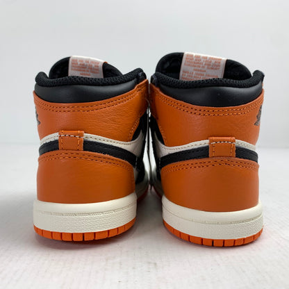 【中古美品】【キッズ】 NIKE ナイキ FD1413-008 TD JORDAN 1 RETRO HIGH OG ジョーダン 1 レトロ ハイ キッズ スニーカー シューズ 靴 173-260304-mh-07-fuz サイズ：13 カラー：オレンジ ブラック 万代Net店