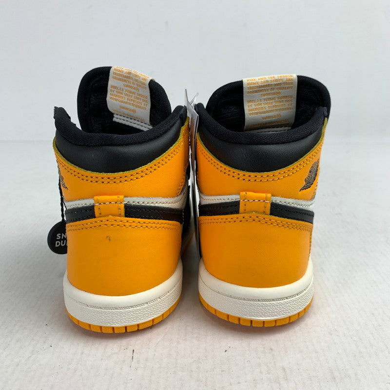 【中古美品】【キッズ】 NIKE ナイキ AQ2665-711 TD JORDAN 1 RETRO HIGH OG ジョーダン 1 レトロ ハイ キッズ スニーカー シューズ 靴 173-260304-mh-09-fuz サイズ：13 カラー：イエロー ブラック 万代Net店