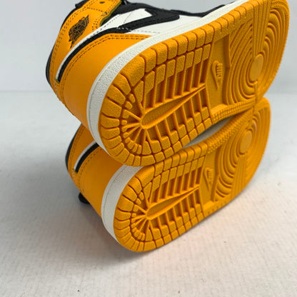 【中古美品】【キッズ】 NIKE ナイキ AQ2665-711 TD JORDAN 1 RETRO HIGH OG ジョーダン 1 レトロ ハイ キッズ スニーカー シューズ 靴 173-260304-mh-09-fuz サイズ：13 カラー：イエロー ブラック 万代Net店