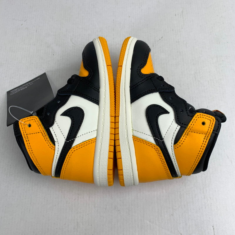 【中古美品】【キッズ】 NIKE ナイキ AQ2665-711 TD JORDAN 1 RETRO HIGH OG ジョーダン 1 レトロ ハイ キッズ スニーカー シューズ 靴 173-260304-mh-09-fuz サイズ：13 カラー：イエロー ブラック 万代Net店