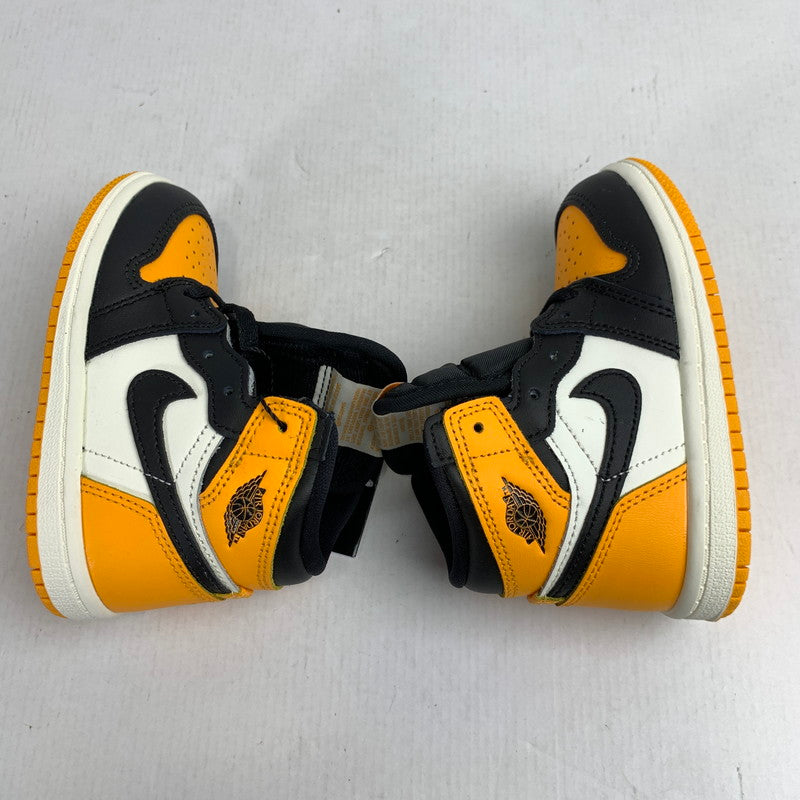 【中古美品】【キッズ】 NIKE ナイキ AQ2665-711 TD JORDAN 1 RETRO HIGH OG ジョーダン 1 レトロ ハイ キッズ スニーカー シューズ 靴 173-260304-mh-09-fuz サイズ：13 カラー：イエロー ブラック 万代Net店