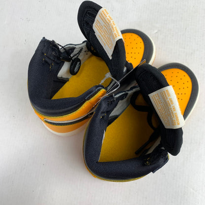 【中古美品】【キッズ】 NIKE ナイキ AQ2665-711 TD JORDAN 1 RETRO HIGH OG ジョーダン 1 レトロ ハイ キッズ スニーカー シューズ 靴 173-260304-mh-09-fuz サイズ：13 カラー：イエロー ブラック 万代Net店