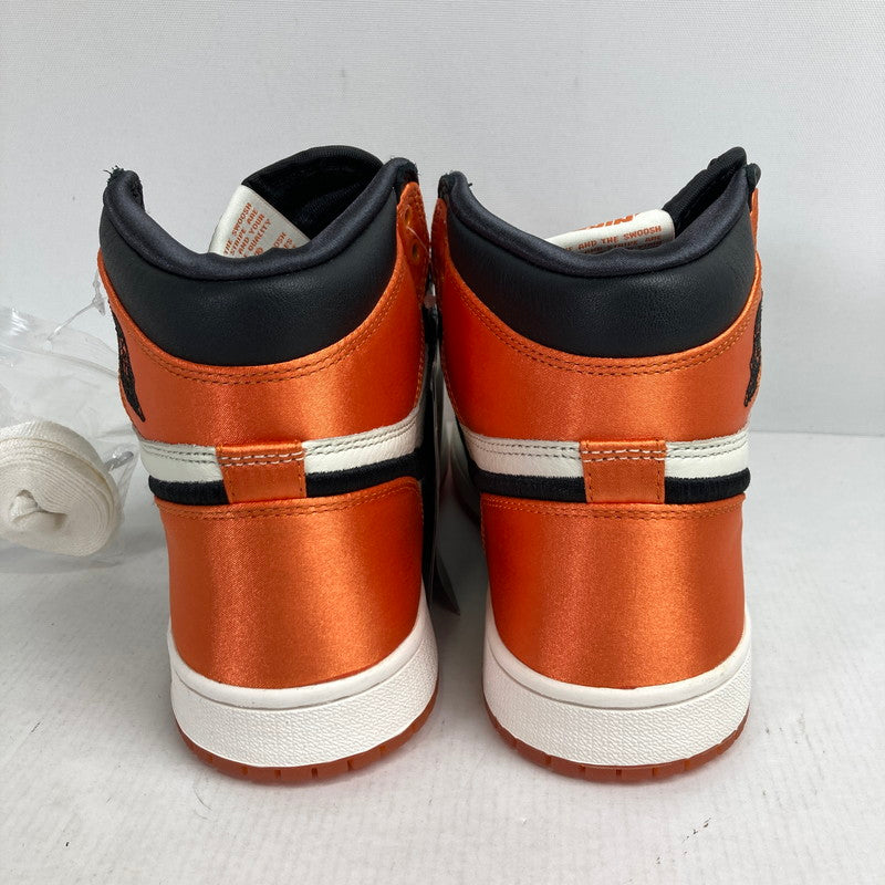 【中古美品】【レディース】 NIKE ナイキ AV3725-010 AIR JORDAN 1 HIGH エアジョーダン 1 スニーカー 靴 166-260304-ky-03-fuzh サイズ：23.5 カラー：オレンジ/ブラック 万代Net店