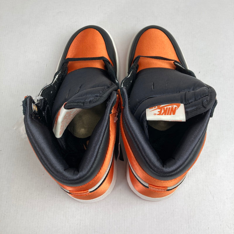 【中古美品】【レディース】 NIKE ナイキ AV3725-010 AIR JORDAN 1 HIGH エアジョーダン 1 スニーカー 靴 166-260304-ky-03-fuzh サイズ：23.5 カラー：オレンジ/ブラック 万代Net店