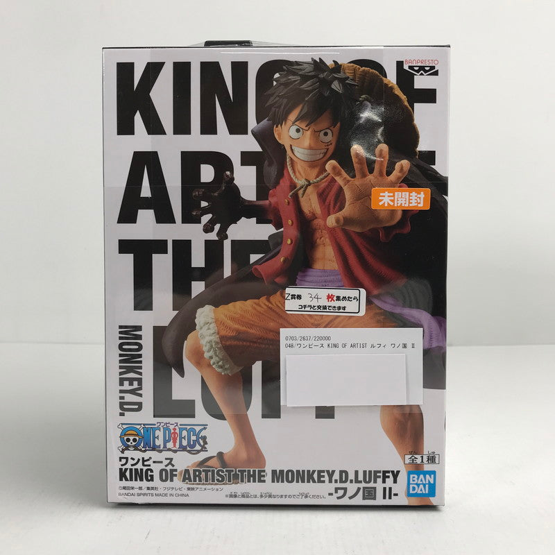 【中古美品】 未開封 ONEPIECE ワンピース KING OF ARTIST MONKEY.D.LUFFY ルフィ ワノ国 ll フィギュア 048-260328-mh-04-fuzh 万代Net店