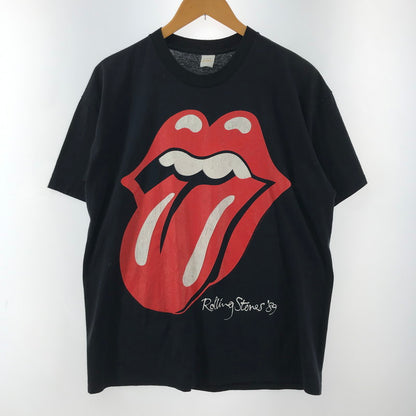 【中古品】【メンズ】 USED ROLLING STONES THE NORTH AMERICAN TOUR 1989 TEE ローリングストーンズ ツアー Tシャツ 半袖 トップス 古着 145-260309-mh-09-fuz サイズ：XL カラー：ブラック 万代Net店