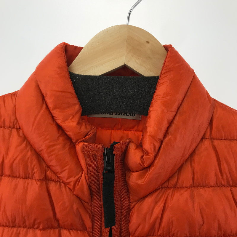 【中古品】【メンズ】 STONE ISLAND ストーンアイランド 6315G0124 GARMENT DYED DOWN VEST ガーメント ダイ ダウン ベスト アウター コート 古着 141-260309-mh-05-fuz サイズ：L カラー：オレンジ 万代Net店