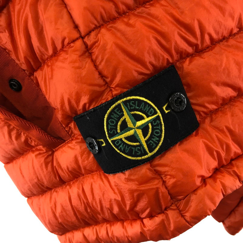 【中古品】【メンズ】 STONE ISLAND ストーンアイランド 6315G0124 GARMENT DYED DOWN VEST ガーメント ダイ ダウン ベスト アウター コート 古着 141-260309-mh-05-fuz サイズ：L カラー：オレンジ 万代Net店