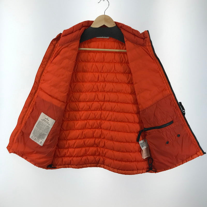 【中古品】【メンズ】 STONE ISLAND ストーンアイランド 6315G0124 GARMENT DYED DOWN VEST ガーメント ダイ ダウン ベスト アウター コート 古着 141-260309-mh-05-fuz サイズ：L カラー：オレンジ 万代Net店