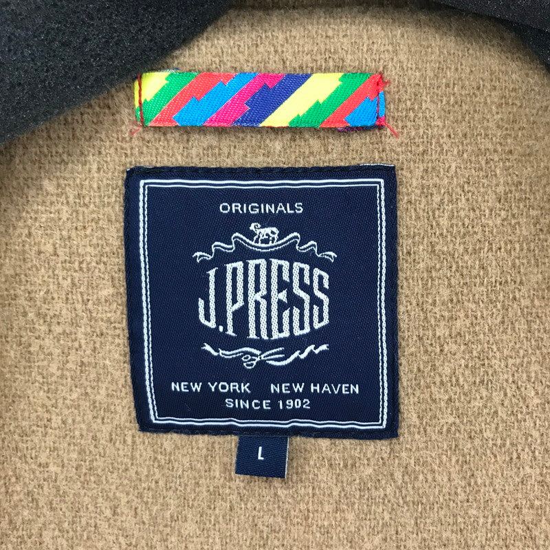 【中古品】【メンズ】 IS－NESS × J.PRESS イズネス ジェイプレス 20AW ダッフルコート アウター コート ジャケット 古着 145-260309-mh-01-fuz サイズ：L カラー：ベージュ 万代Net店