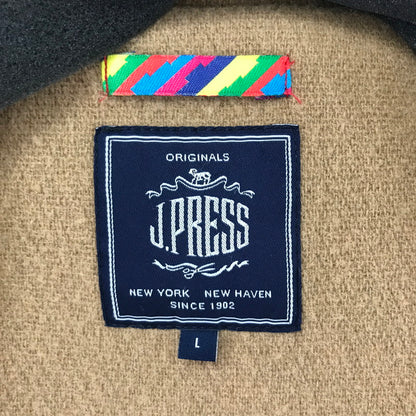 【中古品】【メンズ】 IS－NESS × J.PRESS イズネス ジェイプレス 20AW ダッフルコート アウター コート ジャケット 古着 145-260309-mh-01-fuz サイズ：L カラー：ベージュ 万代Net店