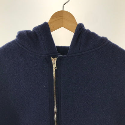 【中古品】【メンズ】 UNUSED アンユーズド US1654 OVERSIZE HOODIE COAT オーバーサイズ フーディ コート ジャケット アウター 古着 140-260309-mh-02-fuz サイズ：3 カラー：ネイビー 万代Net店