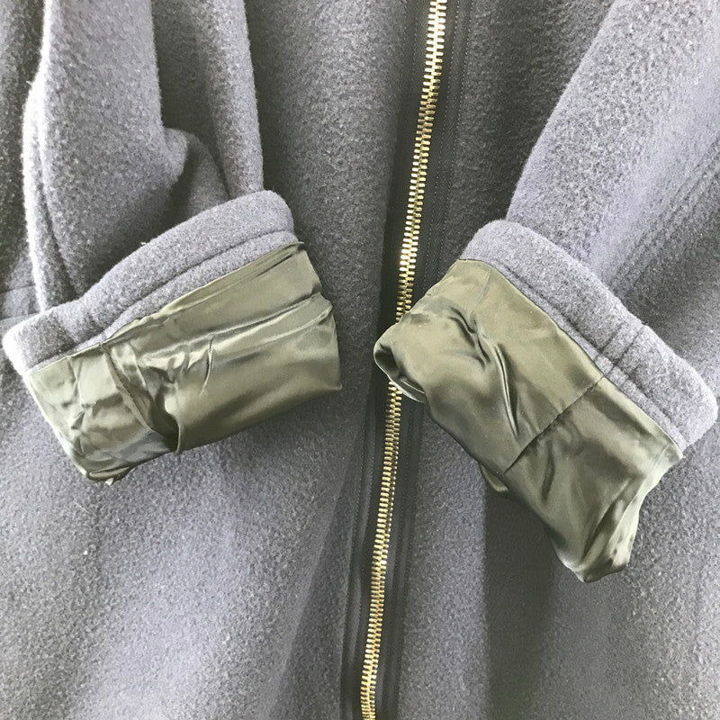 【中古品】【メンズ】 UNUSED アンユーズド US1654 OVERSIZE HOODIE COAT オーバーサイズ フーディ コート ジャケット アウター 古着 140-260309-mh-02-fuz サイズ：3 カラー：ネイビー 万代Net店