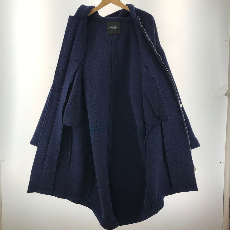 【中古品】【メンズ】 UNUSED アンユーズド US1654 OVERSIZE HOODIE COAT オーバーサイズ フーディ コート ジャケット アウター 古着 140-260309-mh-02-fuz サイズ：3 カラー：ネイビー 万代Net店