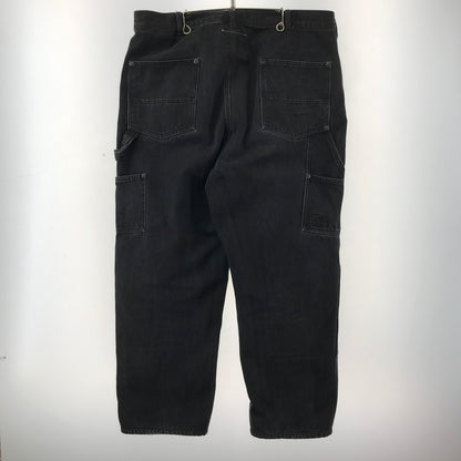 【中古品】【メンズ】 SUPREME × MM6 MAISON MARGIELA シュプリーム MM6 メゾン マルジェラ FOIL DOUBLE KNEE PAINTER PANT フォイル ダブルニー ペインター パンツ ボトムス 古着 149-260309-mh-10-fuz サイズ：W36 カラー：ブラック 万代Net店