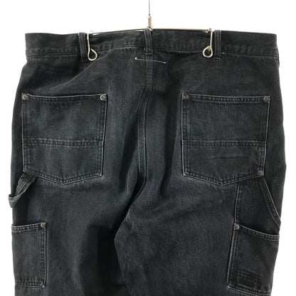 【中古品】【メンズ】 SUPREME × MM6 MAISON MARGIELA シュプリーム MM6 メゾン マルジェラ FOIL DOUBLE KNEE PAINTER PANT フォイル ダブルニー ペインター パンツ ボトムス 古着 149-260309-mh-10-fuz サイズ：W36 カラー：ブラック 万代Net店