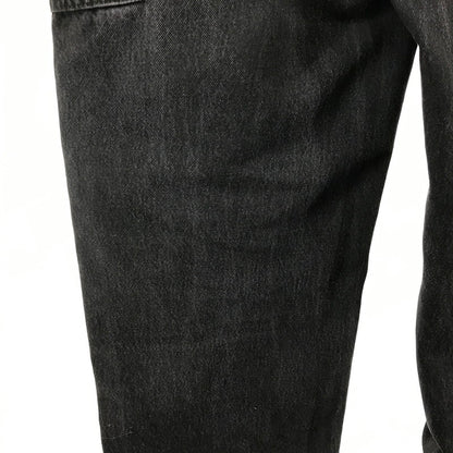 【中古品】【メンズ】 SUPREME × MM6 MAISON MARGIELA シュプリーム MM6 メゾン マルジェラ FOIL DOUBLE KNEE PAINTER PANT フォイル ダブルニー ペインター パンツ ボトムス 古着 149-260309-mh-10-fuz サイズ：W36 カラー：ブラック 万代Net店