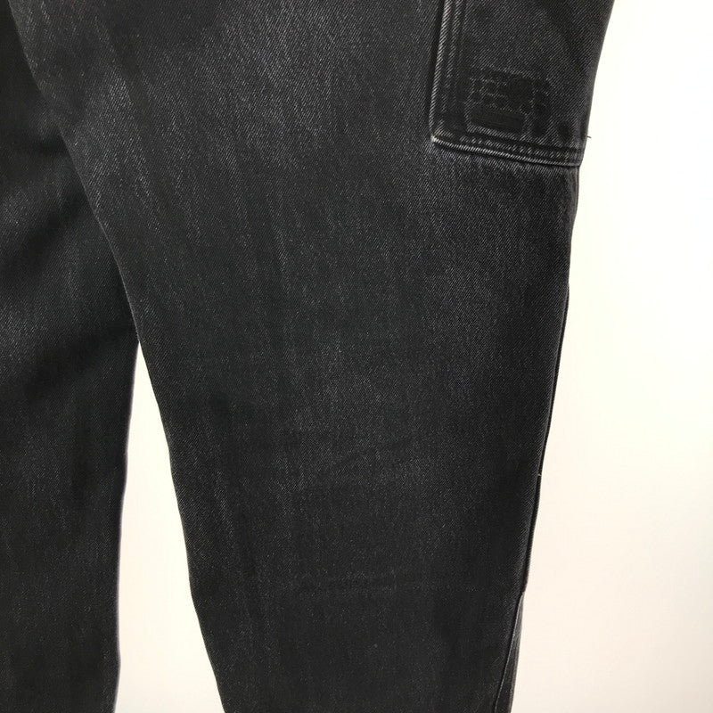 【中古品】【メンズ】 SUPREME × MM6 MAISON MARGIELA シュプリーム MM6 メゾン マルジェラ FOIL DOUBLE KNEE PAINTER PANT フォイル ダブルニー ペインター パンツ ボトムス 古着 149-260309-mh-10-fuz サイズ：W36 カラー：ブラック 万代Net店