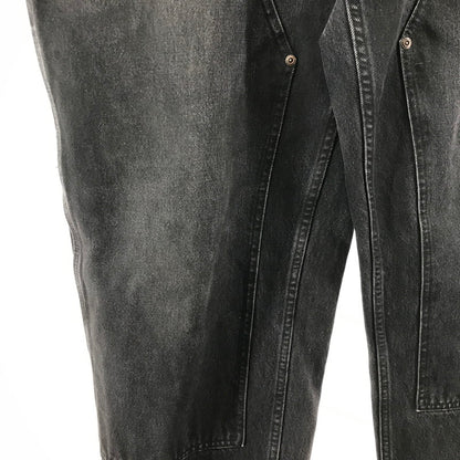 【中古品】【メンズ】 SUPREME × MM6 MAISON MARGIELA シュプリーム MM6 メゾン マルジェラ FOIL DOUBLE KNEE PAINTER PANT フォイル ダブルニー ペインター パンツ ボトムス 古着 149-260309-mh-10-fuz サイズ：W36 カラー：ブラック 万代Net店