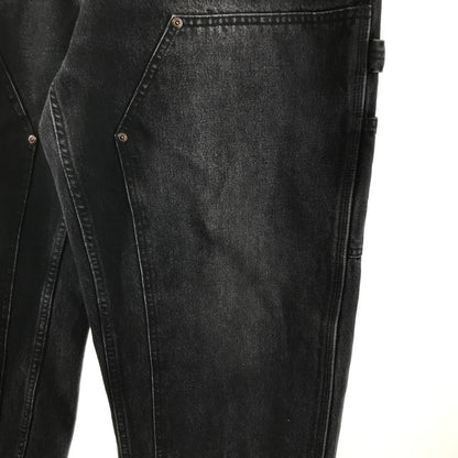 【中古品】【メンズ】 SUPREME × MM6 MAISON MARGIELA シュプリーム MM6 メゾン マルジェラ FOIL DOUBLE KNEE PAINTER PANT フォイル ダブルニー ペインター パンツ ボトムス 古着 149-260309-mh-10-fuz サイズ：W36 カラー：ブラック 万代Net店